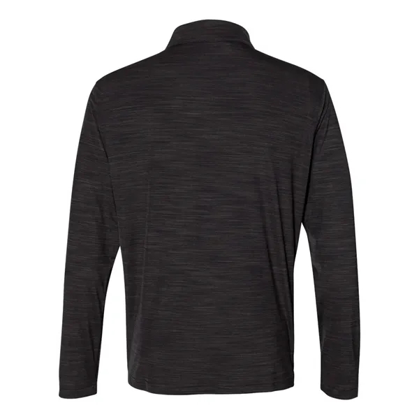Adidas Men's Lightweight Melange Quarter-Zip Pullover - Adidas Men's Lightweight Melange Quarter-Zip Pullover - Image 2 of 6