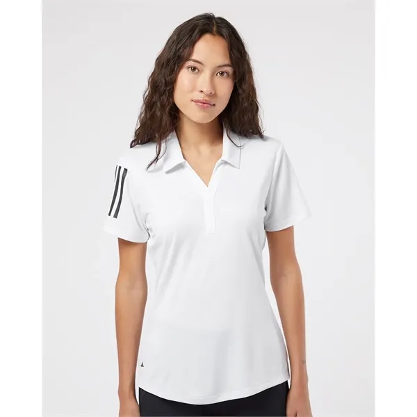 Adidas Women's Floating 3-Stripes Polo - Adidas Women's Floating 3-Stripes Polo - Image 0 of 8