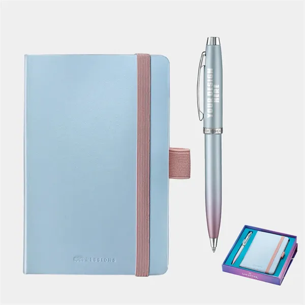 SHEAFFER® Gift Set Pearlised Gradient Ballpoint Pen Notebook - SHEAFFER® Gift Set Pearlised Gradient Ballpoint Pen Notebook - Image 0 of 15