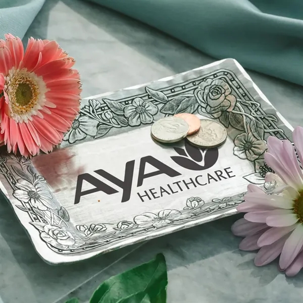 Floral 5"x7" Desk Valet Tray - Floral 5"x7" Desk Valet Tray - Image 0 of 0