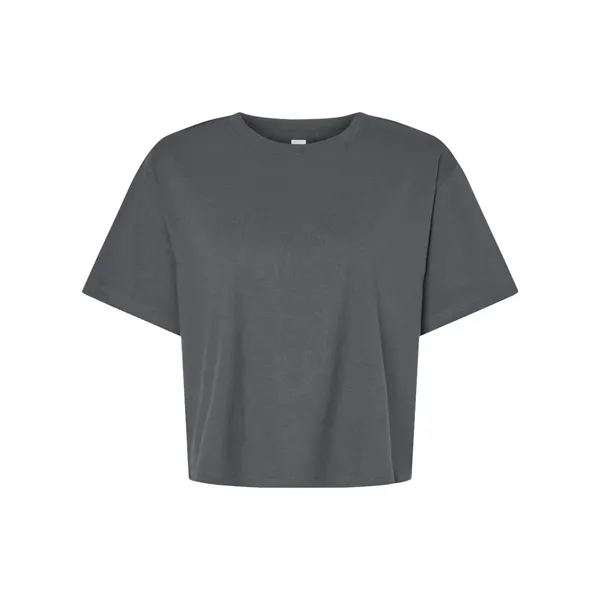 American Apparel Women's Fine Jersey Boxy Tee - American Apparel Women's Fine Jersey Boxy Tee - Image 3 of 26
