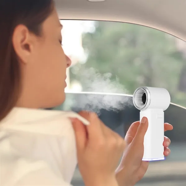 BreezeMist Rechargeable Handheld Fan - BreezeMist Rechargeable Handheld Fan - Image 6 of 10