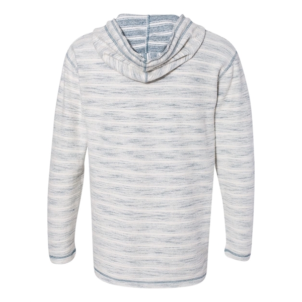 J. America Baja French Terry V-Neck Hooded Pullover - J. America Baja French Terry V-Neck Hooded Pullover - Image 9 of 9