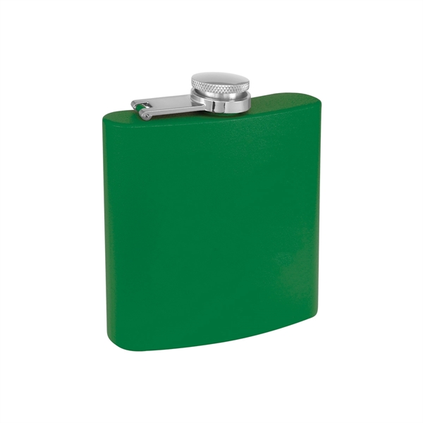 6oz. Matte Powder Coated Stainless Steel Flask - 6oz. Matte Powder Coated Stainless Steel Flask - Image 2 of 26