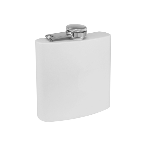 6oz. Matte Powder Coated Stainless Steel Flask - 6oz. Matte Powder Coated Stainless Steel Flask - Image 3 of 26