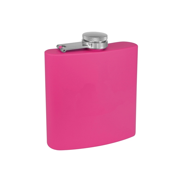6oz. Matte Powder Coated Stainless Steel Flask - 6oz. Matte Powder Coated Stainless Steel Flask - Image 19 of 26