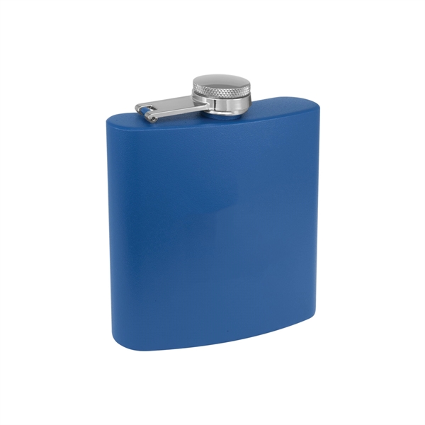6oz. Matte Powder Coated Stainless Steel Flask - 6oz. Matte Powder Coated Stainless Steel Flask - Image 21 of 26