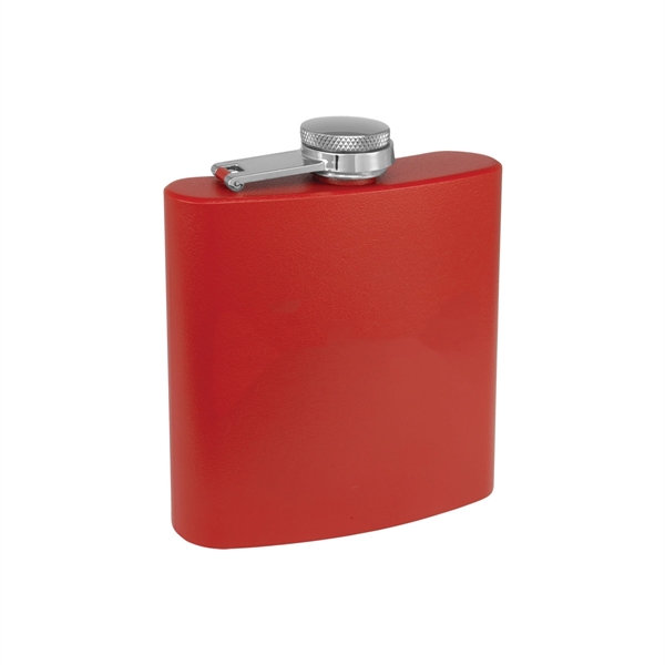 6oz. Matte Powder Coated Stainless Steel Flask - 6oz. Matte Powder Coated Stainless Steel Flask - Image 22 of 26