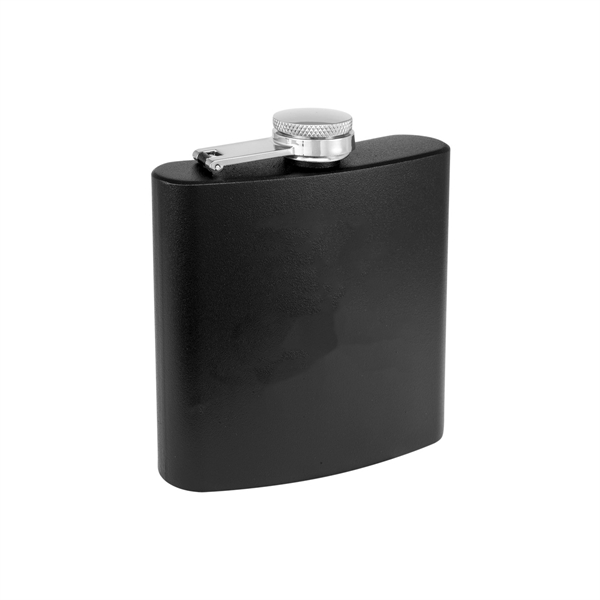 6oz. Matte Powder Coated Stainless Steel Flask - 6oz. Matte Powder Coated Stainless Steel Flask - Image 24 of 26