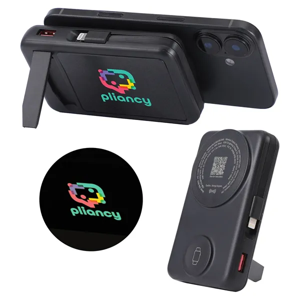 Imperial 10000mAh Light-Up Power Bank with Magnetic Wireless - Imperial 10000mAh Light-Up Power Bank with Magnetic Wireless - Image 0 of 0