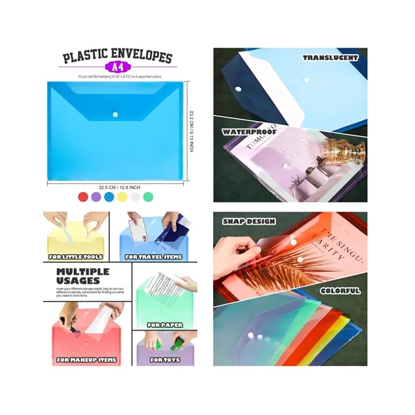 12.8"x9.13" Plastic Document Holder - 12.8"x9.13" Plastic Document Holder - Image 1 of 1