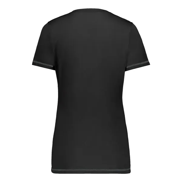 Augusta Sportswear Women's Super Soft-Spun Poly V-Neck T-... - Augusta Sportswear Women's Super Soft-Spun Poly V-Neck T-... - Image 2 of 10