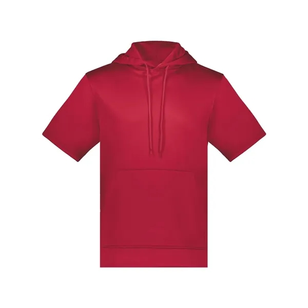 Augusta Sportswear Unisex Fleece Short Sleeve Hooded Pull... - Augusta Sportswear Unisex Fleece Short Sleeve Hooded Pull... - Image 11 of 14