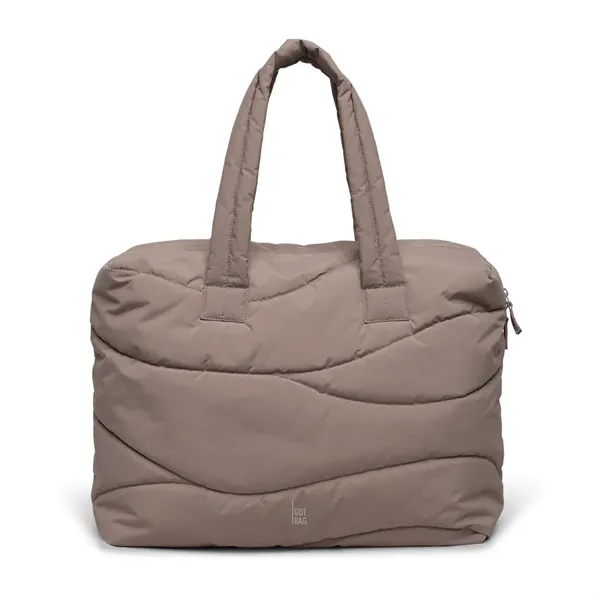 GOT BAG® Wavy Puffer-GOTS Certified Ocean Plastic Tote Bag