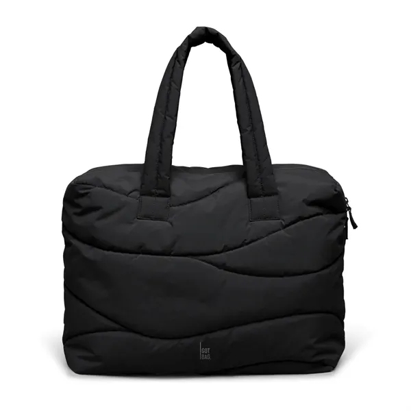 GOT BAG® Wavy Puffer-GOTS Certified Ocean Plastic Tote Bag
