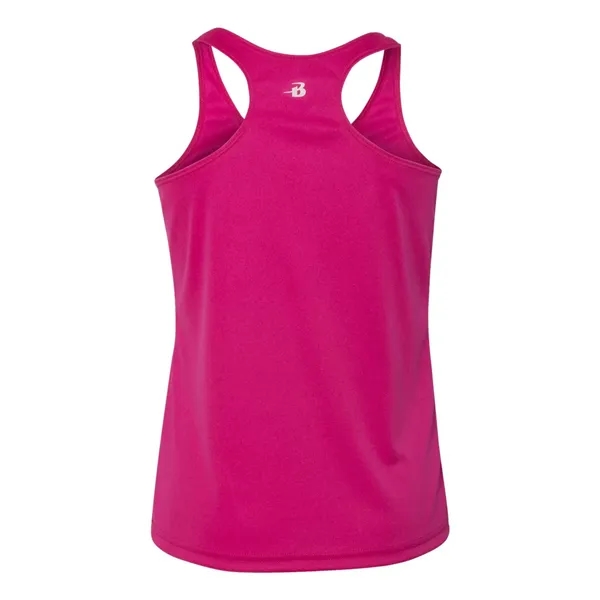Badger Girls' B-Core Racerback Tank Top - Badger Girls' B-Core Racerback Tank Top - Image 8 of 16