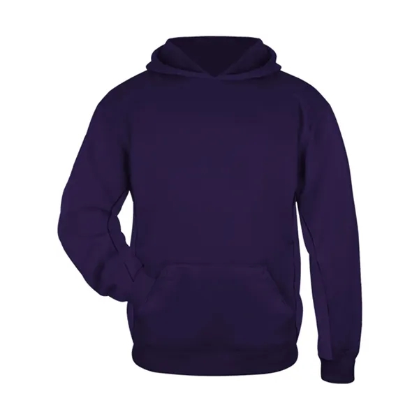 Badger Youth Performance Fleece Hooded Sweatshirt - Badger Youth Performance Fleece Hooded Sweatshirt - Image 19 of 32