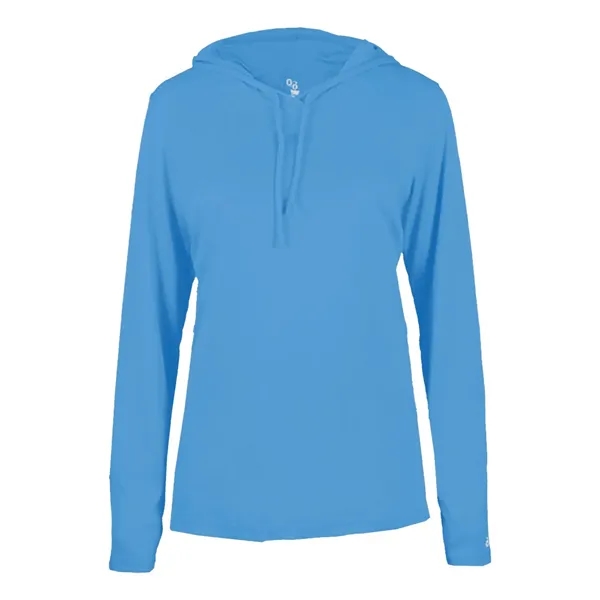 Badger Women's B-Core Long Sleeve Hooded T-Shirt - Badger Women's B-Core Long Sleeve Hooded T-Shirt - Image 5 of 36