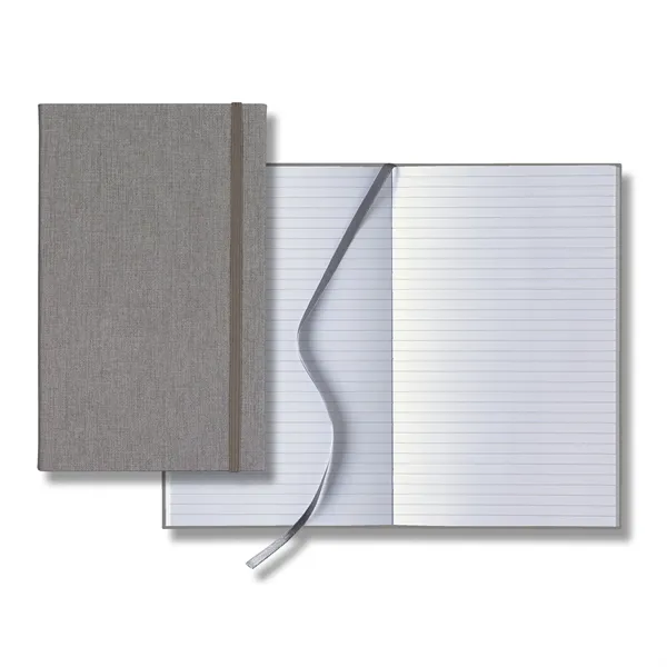 Linen Banded Medio Lined White Page Journal - Linen Banded Medio Lined White Page Journal - Image 7 of 10
