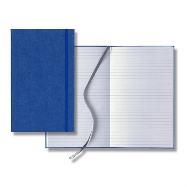 Linen Banded Medio Lined White Page Journal - Linen Banded Medio Lined White Page Journal - Image 8 of 10