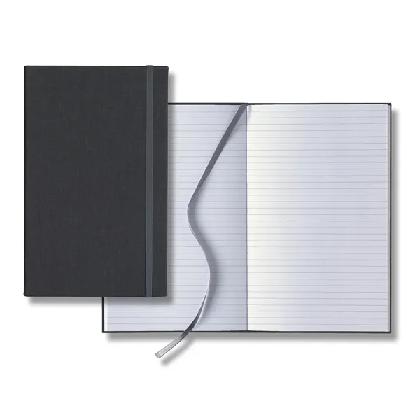 Linen Banded Medio Lined White Page Journal - Linen Banded Medio Lined White Page Journal - Image 10 of 10