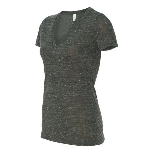 BELLA + CANVAS Women's Jersey Deep V-Neck Tee - BELLA + CANVAS Women's Jersey Deep V-Neck Tee - Image 10 of 39