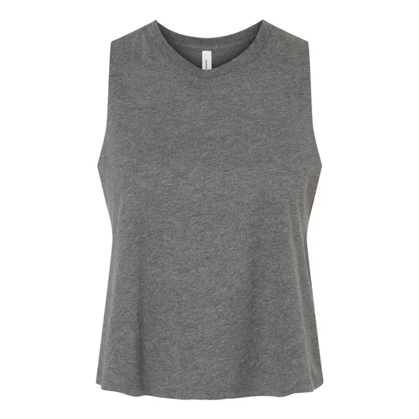 BELLA + CANVAS Women's Racerback Crop Tank - BELLA + CANVAS Women's Racerback Crop Tank - Image 5 of 34