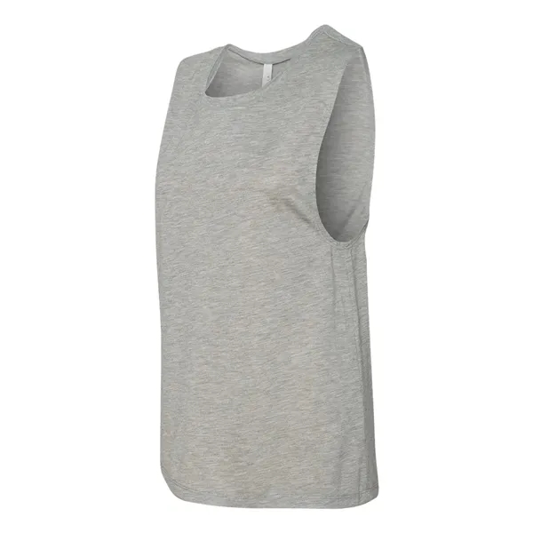 BELLA + CANVAS Women's Flowy Scoop Muscle Tank - BELLA + CANVAS Women's Flowy Scoop Muscle Tank - Image 5 of 85