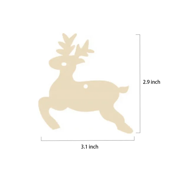 Blank Wood Slices Wooden Ornaments Decorations For Holiday - Blank Wood Slices Wooden Ornaments Decorations For Holiday - Image 1 of 4