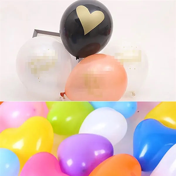 Assorted Rainbow Latex Balloons Round Bright Color Balloon - Assorted Rainbow Latex Balloons Round Bright Color Balloon - Image 3 of 4