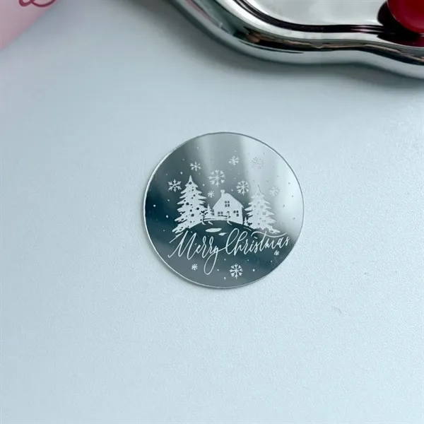 Acrylic Mirror Cupcake Toppers Disc Picks Cake Decorations - Acrylic Mirror Cupcake Toppers Disc Picks Cake Decorations - Image 3 of 4