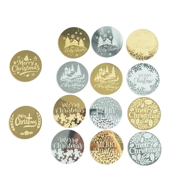 Acrylic Mirror Cupcake Toppers Disc Picks Cake Decorations - Acrylic Mirror Cupcake Toppers Disc Picks Cake Decorations - Image 4 of 4