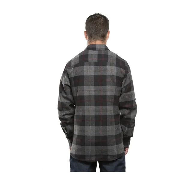 Burnside Men's Yarn-Dyed Flannel Shirt - Burnside Men's Yarn-Dyed Flannel Shirt - Image 7 of 58