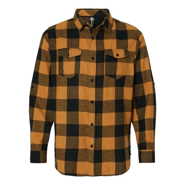 Burnside Men's Yarn-Dyed Flannel Shirt - Burnside Men's Yarn-Dyed Flannel Shirt - Image 54 of 58