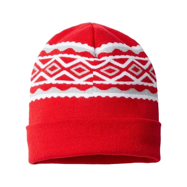 CAP AMERICA USA- Made Diamond Cuffed Beanie - CAP AMERICA USA- Made Diamond Cuffed Beanie - Image 11 of 14