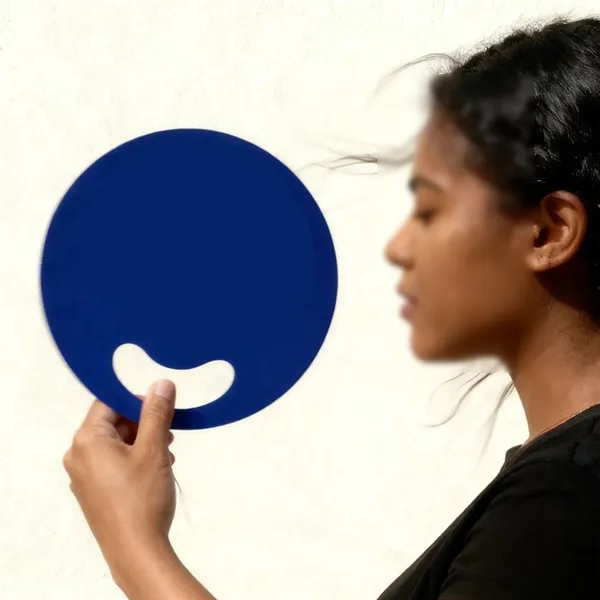 Portable Handheld Fan Round Shape Custom Event Giveaway - Portable Handheld Fan Round Shape Custom Event Giveaway - Image 4 of 4