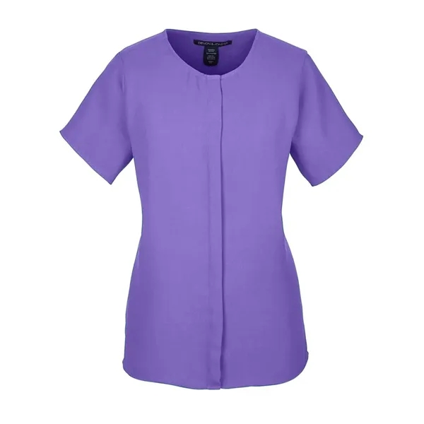 Devon & Jones Women's Perfect Fit™ Crepe Blouse - Devon & Jones Women's Perfect Fit™ Crepe Blouse - Image 4 of 7
