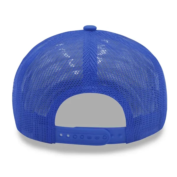 5 Panels Flat Bill Mesh Back Trucker Cap - 5 Panels Flat Bill Mesh Back Trucker Cap - Image 9 of 10