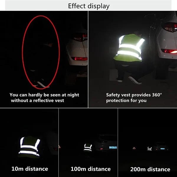 ANSI/ISEA Standards High Visibility Reflective Safety Vest - ANSI/ISEA Standards High Visibility Reflective Safety Vest - Image 4 of 5