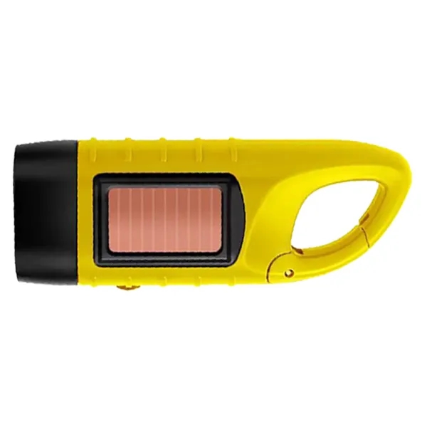 Solar Hand Crank Powered Flashlight for Outdoor Adventures - Solar Hand Crank Powered Flashlight for Outdoor Adventures - Image 9 of 11