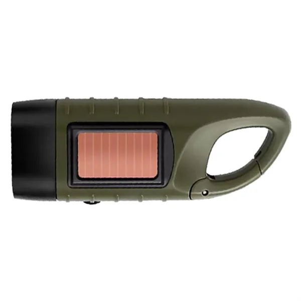 Solar Hand Crank Powered Flashlight for Outdoor Adventures - Solar Hand Crank Powered Flashlight for Outdoor Adventures - Image 10 of 11