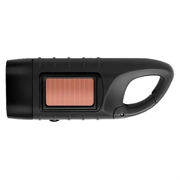Solar Hand Crank Powered Flashlight for Outdoor Adventures - Solar Hand Crank Powered Flashlight for Outdoor Adventures - Image 11 of 11