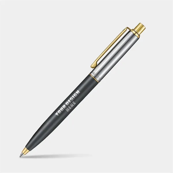 SHEAFFER® Sentinel Matte Black Gold Trim Ballpoint Pen - SHEAFFER® Sentinel Matte Black Gold Trim Ballpoint Pen - Image 0 of 6