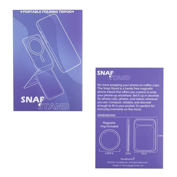 Snap Stand Phone Tripod - Snap Stand Phone Tripod - Image 5 of 8