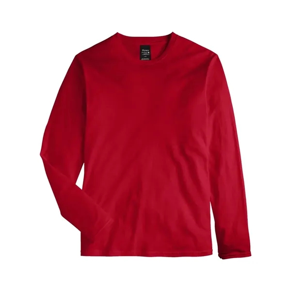 Hanes Unisex Perfect-T Long Sleeve T-Shirt - Hanes Unisex Perfect-T Long Sleeve T-Shirt - Image 3 of 7