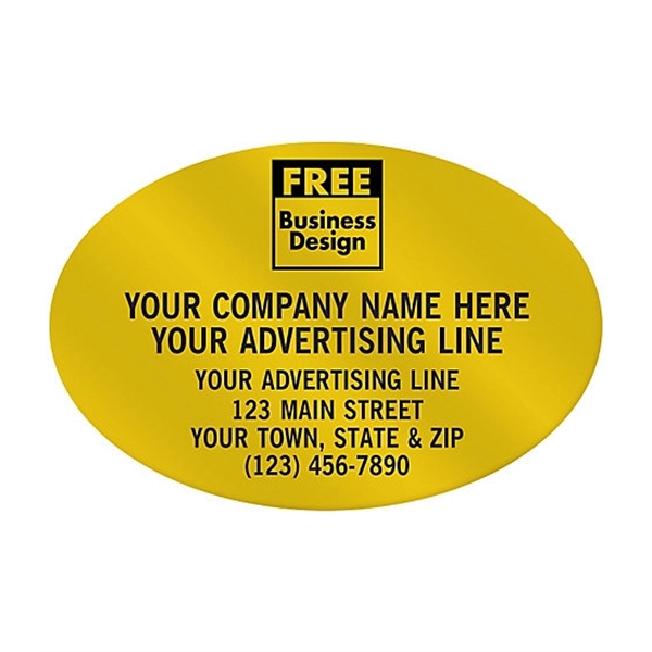 Labels - Oval, Paper or Foil Stock - Labels - Oval, Paper or Foil Stock - Image 1 of 6