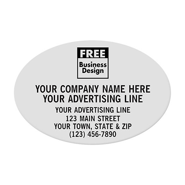 Labels - Oval, Polyester Film Stock - Labels - Oval, Polyester Film Stock - Image 0 of 3