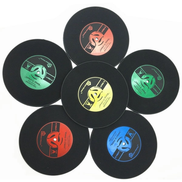 Vinyl Record Drink Coasters - Vinyl Record Drink Coasters - Image 2 of 2