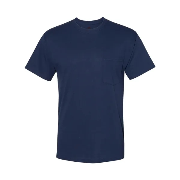 Hanes Unisex Workwear Pocket T-Shirt - Hanes Unisex Workwear Pocket T-Shirt - Image 5 of 10