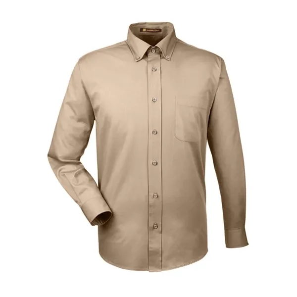 Harriton Men's Easy Blend™ Twill Shirt - Harriton Men's Easy Blend™ Twill Shirt - Image 19 of 30